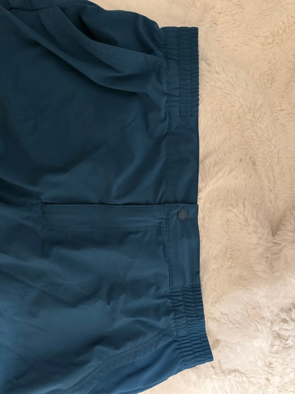 L.L. Bean Teal Athletic Women's Quick-Dry Shorts - Picture 3 of 5